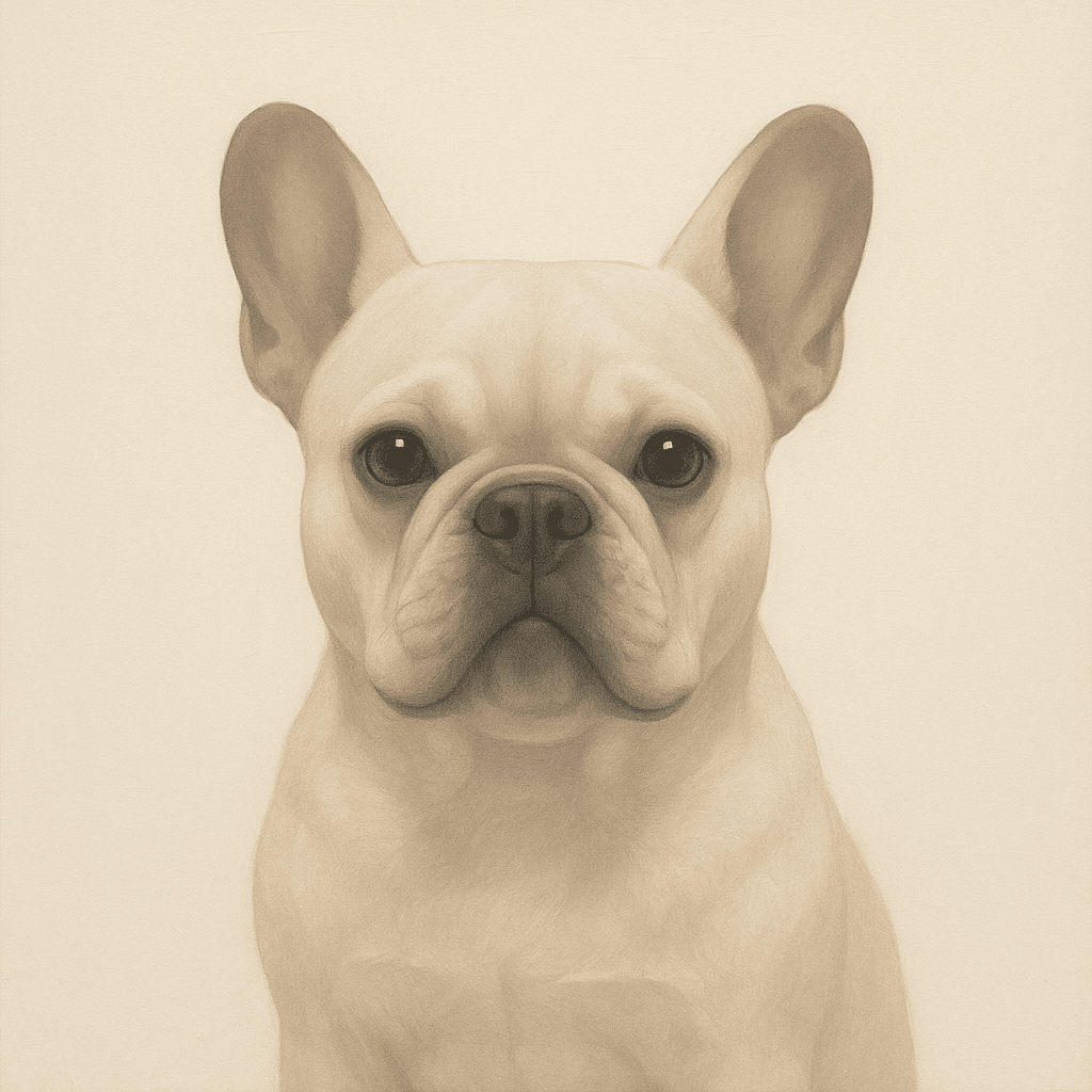 Minimalist pet portrait example 2