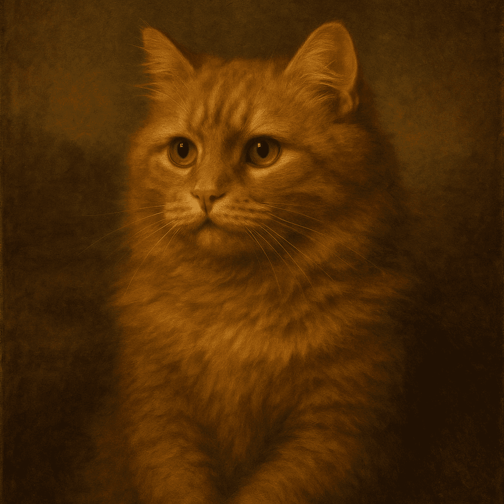 Renaissance pet portrait example 3