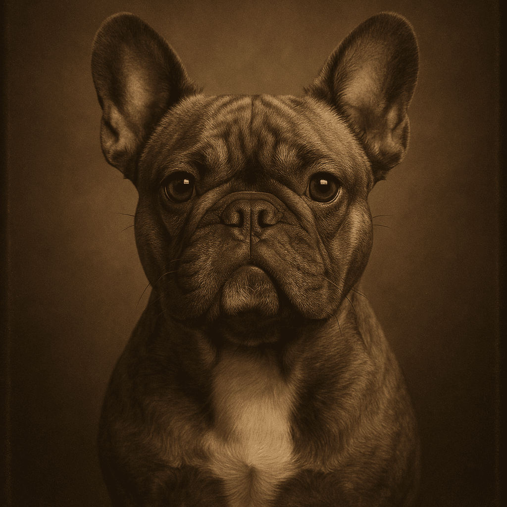 Vintage pet portrait example 2